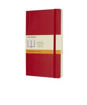 モレスキン(MOLESKINE) クラシックノートブック ソフトカバー 横罫 ラージサイズ レッド