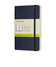 モレスキン(MOLESKINE) クラシックノートブック ソフトカバー 無地 ポケットサイズ ブルー