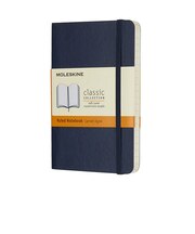 モレスキン（MOLESKINE）　クラシックノートブック　ソフトカバー　横罫　ポケットサイズ　ブルー