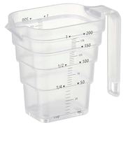 山崎実業 タワー(tower) マグネット 段々計量カップ 200mL 6919 ホワイト