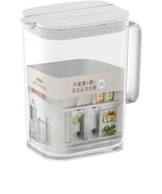 アスベル(ASVEL) 冷蔵庫の棚に収まる冷水筒 1.2L SP-121 ホワイト