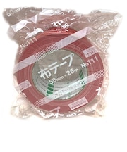 オカモト 布粘着テープ No.111カラー 赤