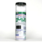 イサム　エアーウレタンスプレー　315ml　つや消し黒