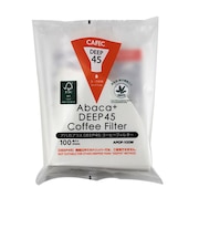 カフェック（CAFEC）　アバカプラス　DEEP45フィルター　APDF－100　ホワイト　100枚