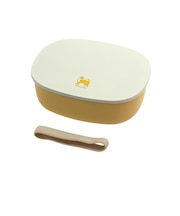 サブヒロモリ きちじつ 木目一段弁当 610mL アイボリー 柴犬