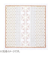 オリムパス 刺し子の花ふきんキット ハニカム SK-430