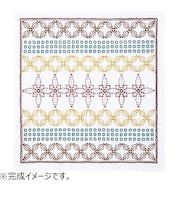 オリムパス 刺し子の花ふきんキット ポインセチア SK-431