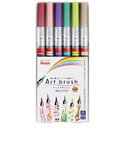 ぺんてる(Pentel) アートブラッシュ 6色セット