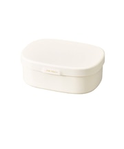 ハコヤ(HAKOYA) さっと洗えるお弁当箱 M 30366 ホワイト 600mL