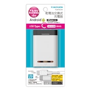 多摩電子工業 Type-C 電池6本交換式チャージャー TD47SCW ホワイト