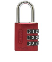 アバス(ABUS) 可変式南京錠 145BigD 30mm レッド