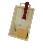 石倉塗料店　ローラー受け皿付セット　R－100　4インチ