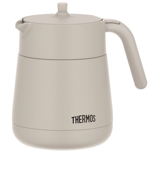 サーモス（THERMOS）　真空断熱ティーポット　700mL　TTE-700　ライトグレー