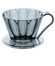 カフェック（CAFEC）　フラワードリッパーオーバル　OVAL101　クリアブラック　1～2杯用