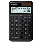 カシオ（CASIO）　スタイリッシュ電卓　NS-S10-BK-N　ブラック