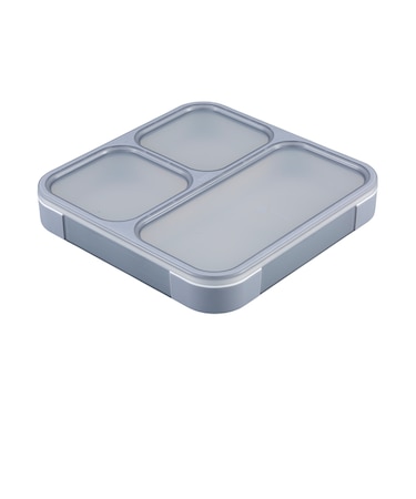 シービージャパン（CB　JAPAN）　薄型弁当箱　抗菌フードマン800mL　グレー