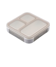 シービージャパン(CB JAPAN) 薄型弁当箱 抗菌フードマン500mL グレーベージュ