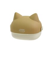 サブヒロモリ にゃお ねこみみおにぎりケース ベージュ