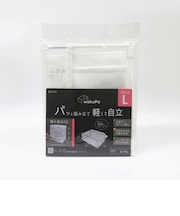 東和産業(TOWA) wakuPa フレーム付衣類収納 ベーシック L 857949 ホワイト