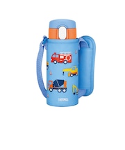 サーモス(THERMOS) 真空断熱ストローボトル FJV-400F BL ブルー