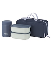 サーモス(THERMOS) スープランチセット JEH-800G NV グレーネイビー