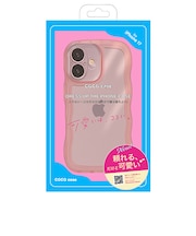 【iPhone17】 ココケース(COCO case) クリアなくねくねケース ピンク
