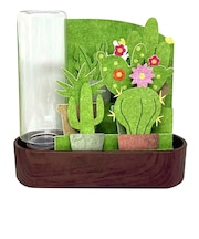 積水樹脂 自然気化式ECO加湿器 うるおい サボテン ULW‐TN‐GR