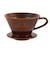 カリタ（Kalita）　美濃焼ドリッパー　MI185　グロスブラウン