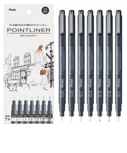 ぺんてる(Pentel) ポイントライナー 7本セット 20P-7STA