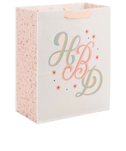 ホールマーク(Hallmark) 輸入 ギフトバッグ Lサイズ 499EGB7468 832216 パステルピンク HBD