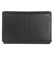 レヴァンクール(Revain Quer) ジョーカカーフ 名刺入 JK-3 ブラック×ワイン
