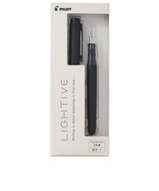 パイロット（PILOT）　万年筆　ライティブ（LIGHTIVE）　F（細字）　P-FLT-1-MB　マットブラック