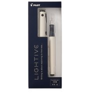 パイロット(PILOT) 万年筆 ライティブ(LIGHTIVE) M(中字) P-FLT-1-OW オフホワイト