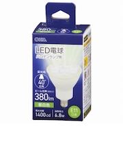 オーム電機（OHM）　LED電球ハロゲンランプ形　E11広角タイプ　6.8W　昼白色　LDR7N-W-E11　5