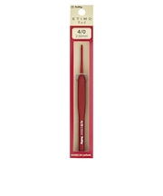 チューリップ(TULIP) エティモ レッド クッショングリップ付きかぎ針 4/0 TED-040