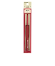 チューリップ（TULIP）　エティモ　レッド　クッショングリップ付きかぎ針　8／0　TED－080