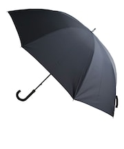 小宮商店 デイリーユースアンブレラ 耐風強度2倍の新型クロス骨 風で裏返らない傘 75cm 大判 657074 黒