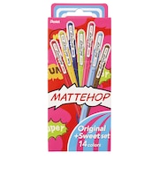 ぺんてる(Pentel) マットホップ(MATTEHOP) K110-V14ST オリジナル+スイート14色セット