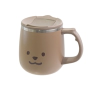 サブヒロモリ ムームー ステンレスサーモマグカップ 400mL SHI3513-27 ちょこくま ブラウン