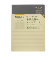ノルティ（NOLTY）　ノート　クリーム用紙横罫　192ページ　A5　NCL01　グレー