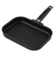 パール金属 ラクッキング 鉄製角型グリルパン 25×17cm(ウェーブ) HC-1303