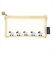 学研ステイフル アンナス(annas) 刺繍メッシュペンポーチ H14064 ヒツジ