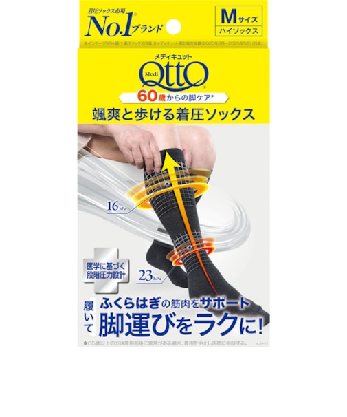 メディキュット　颯爽と歩ける着圧ソックス　Mサイズ