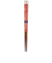 カワイ 箸 KURABI 鶴亀入亀甲唐草 23cm