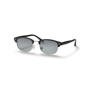 【お買い得】 ハンズオリジナル 偏光レンズ ファッショングラス ブロウ SBPSーf028 ブラック&シルバー