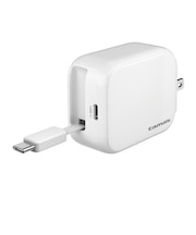 多摩電子工業 PD30W 巻取式 コンセントチャージャー ホワイト