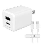 多摩電子工業 PD30W コンセントチャージャーC+A CtoCケーブル付き ホワイト