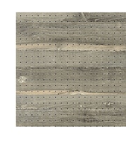 光 木目調パンチングボード ヴィンテージグレー 600×450mm
