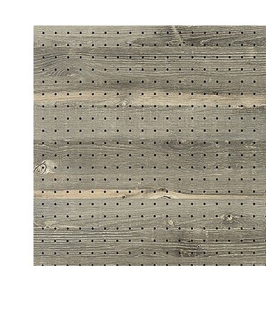 光　木目調パンチングボード　ヴィンテージグレー　600×450mm