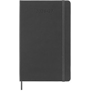 【2026年7月始まり】 モレスキン(MOLESKINE) 18ヶ月クラシックダイアリー ハードカバー ラージサイズ ウィークリーホリゾンタ ブラック 月曜始ま